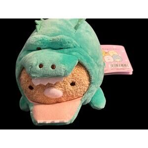 Small Tonkatsu Crocodile Stacking Plush - Sumikkogurashi San-X